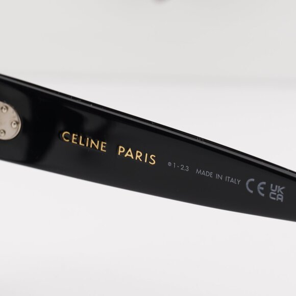 Celine CL50123I 001 Round Eyeglasses 48mm – Shiny black - Picture 9 of 10